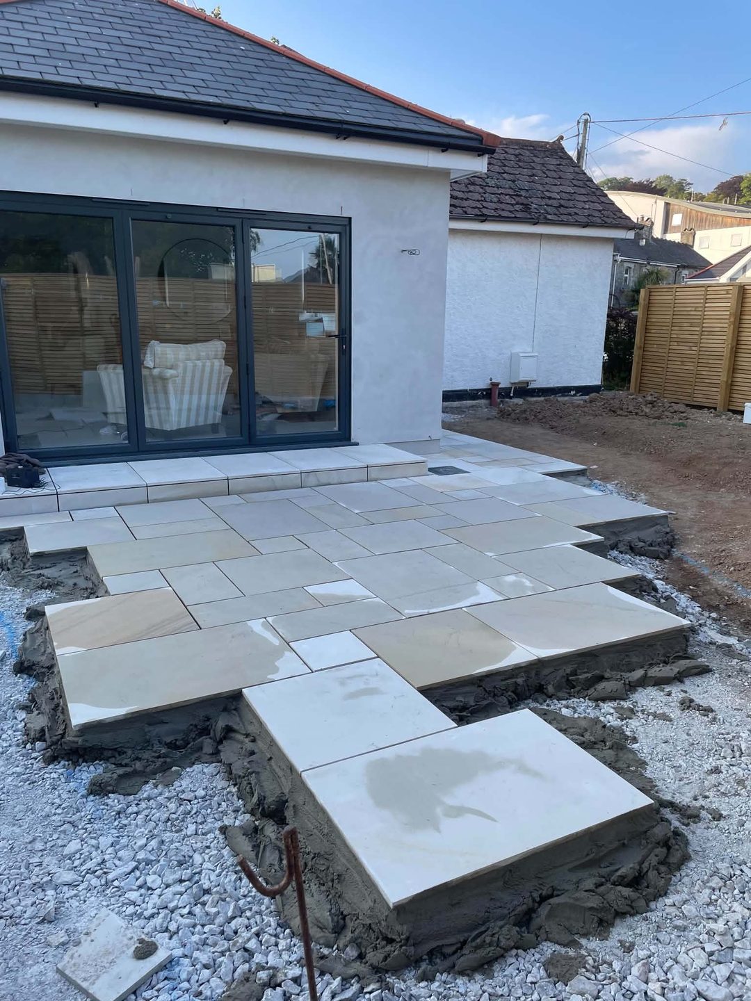 Bungalow Patio Installation
