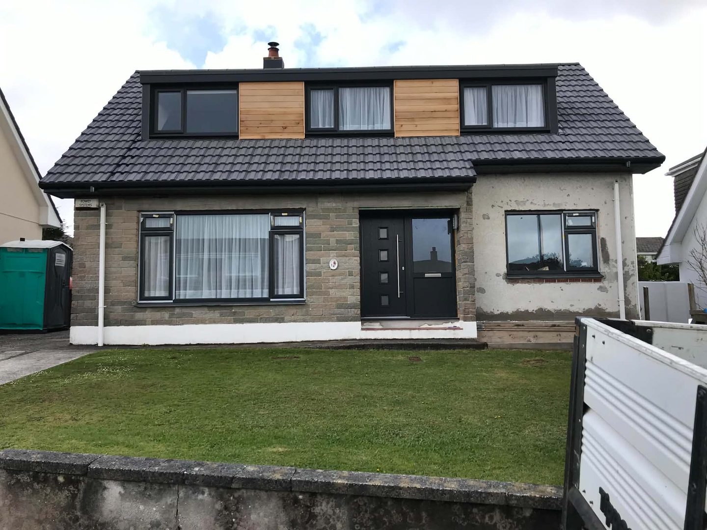 Exterior Renovation with Cedar Cladding