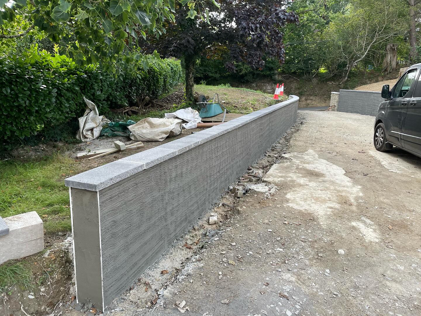 Curved Garden Wall