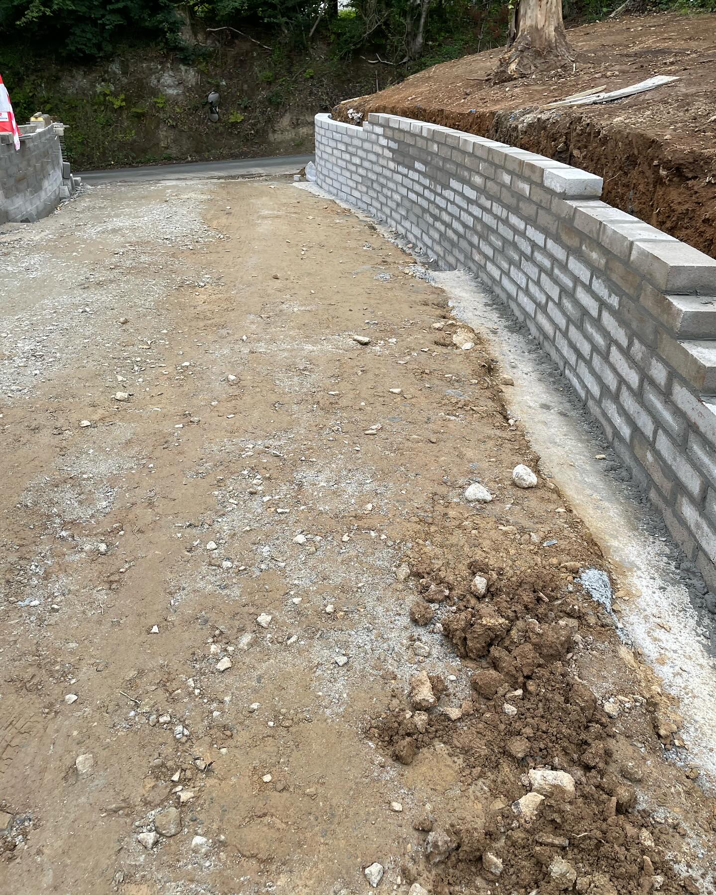 Driveway Retaining Wall