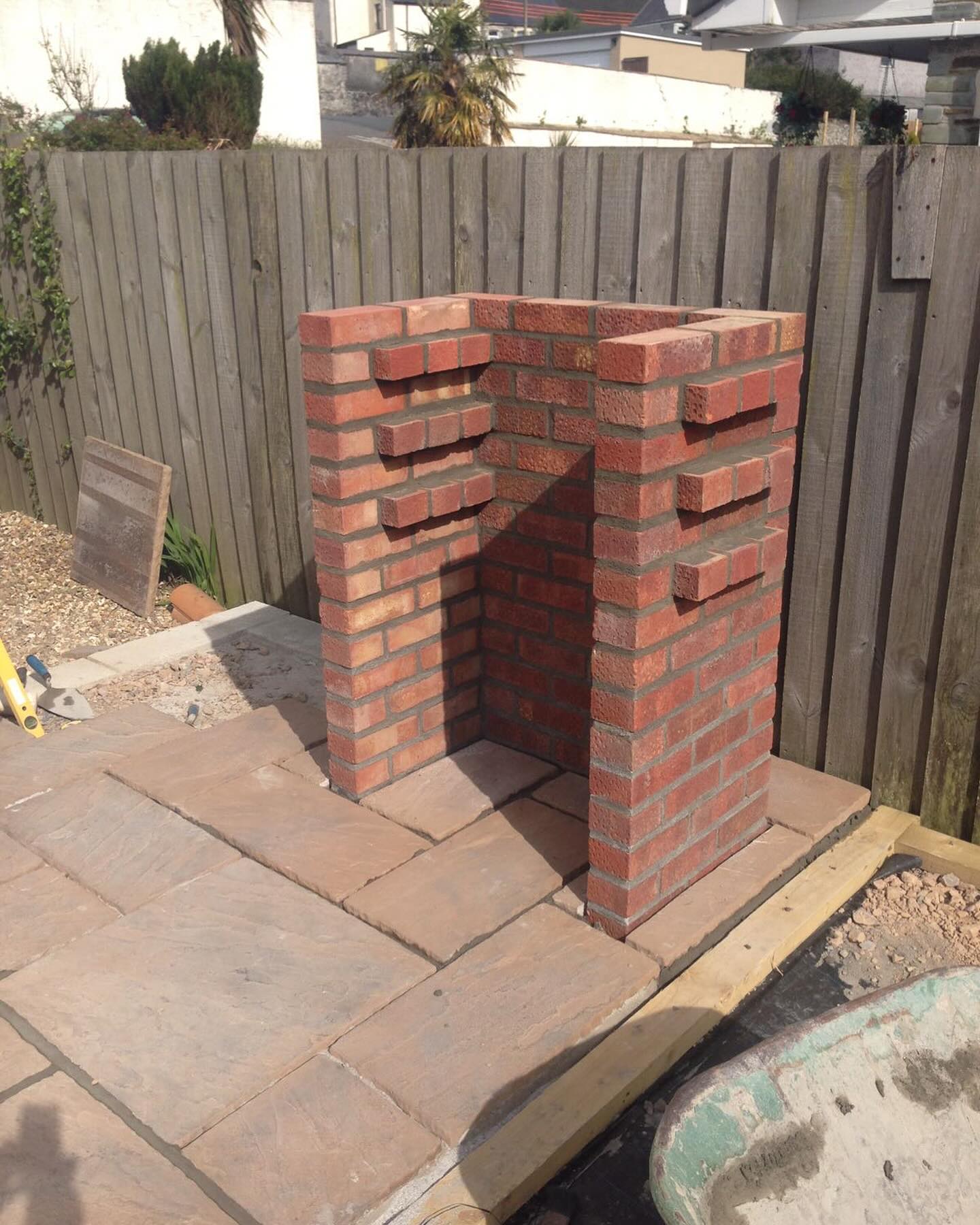 Garden Fireplace Build
