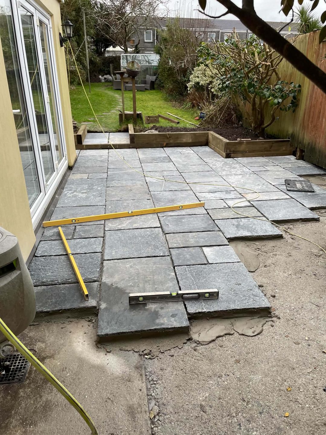 Rear Garden Sandstone Patio