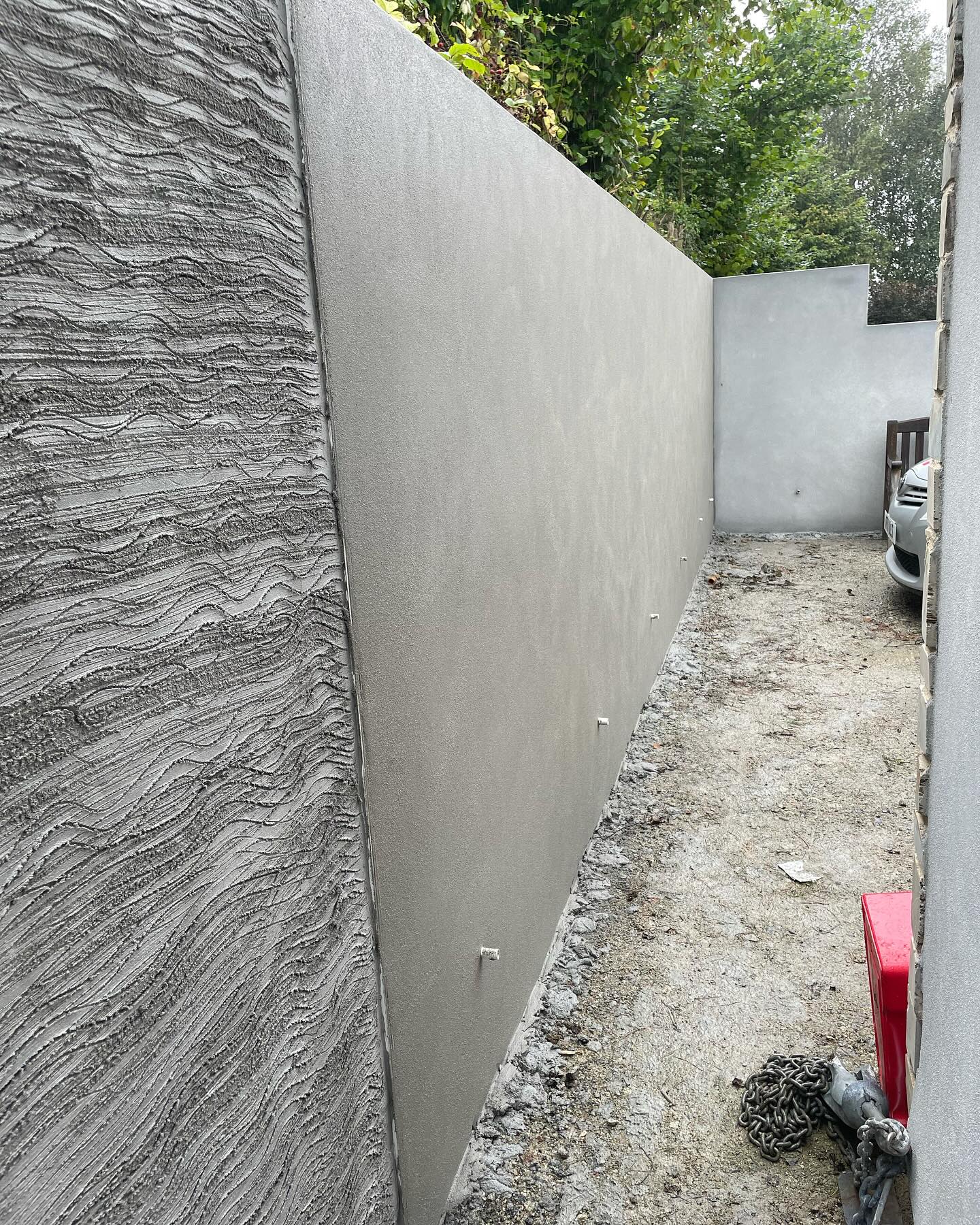 Rendered Boundary Walls